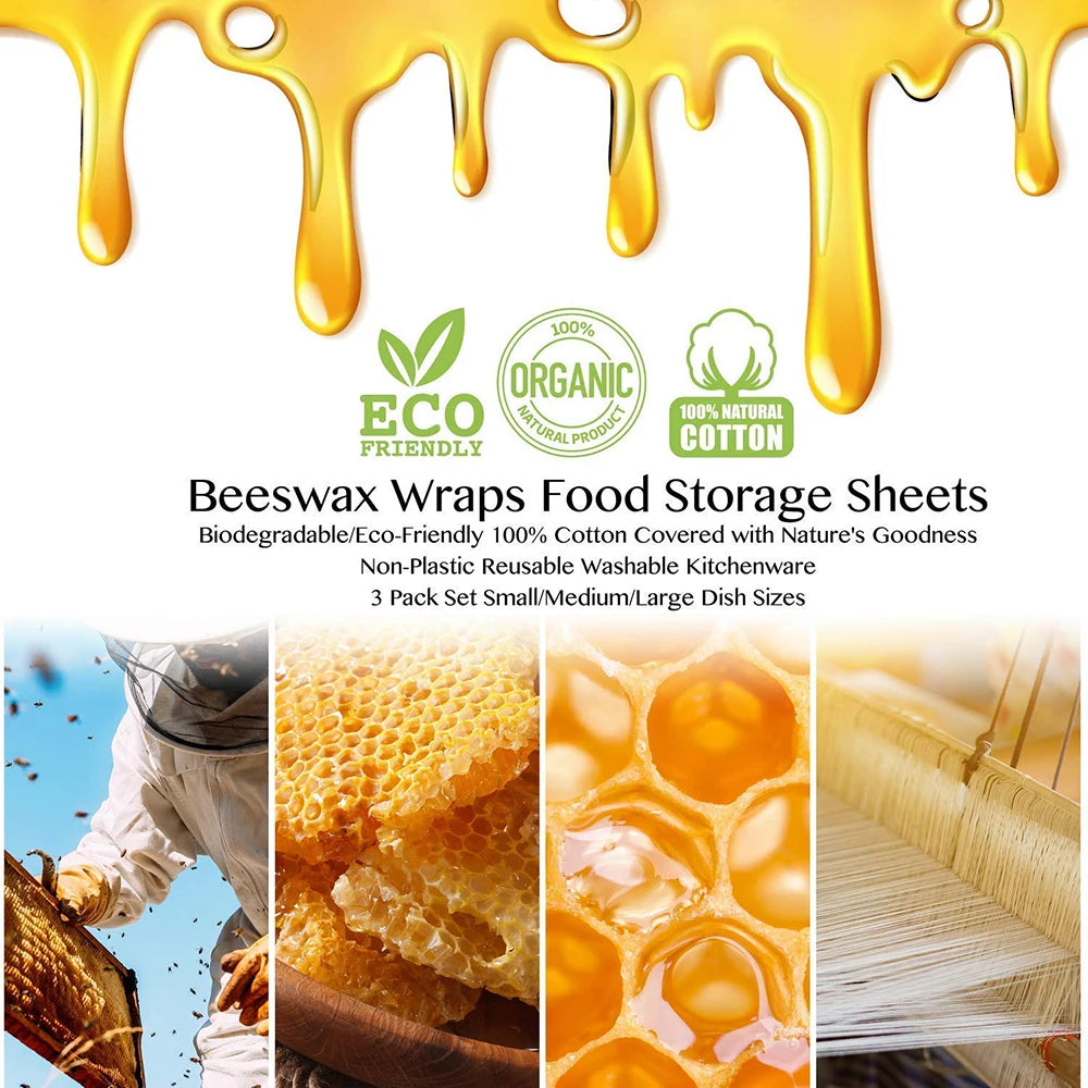 Organic Beeswax Cloth Wraps