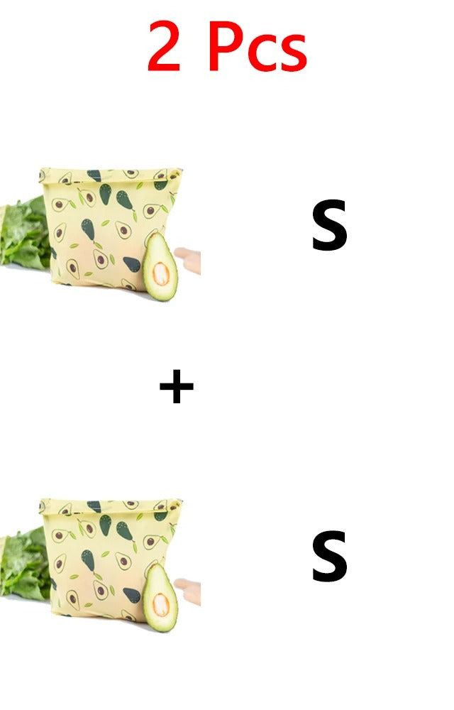 Beeswax Food Wraps Reusable storage bags