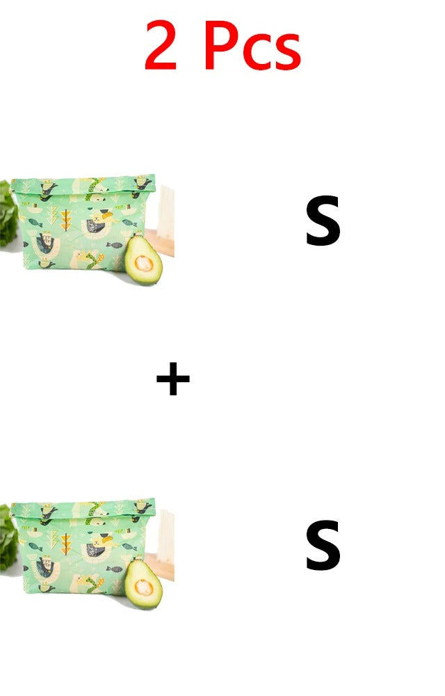 Beeswax Food Wraps Reusable storage bags