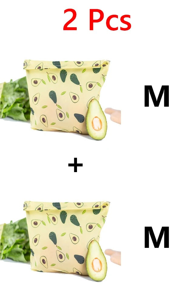 Beeswax Food Wraps Reusable storage bags