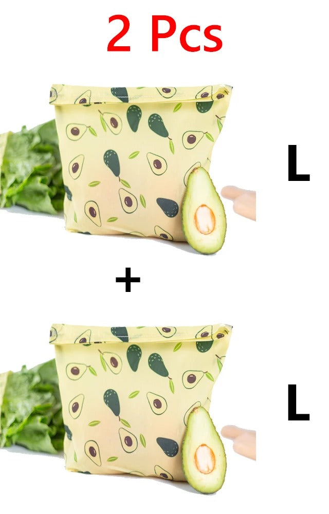 Beeswax Food Wraps Reusable storage bags