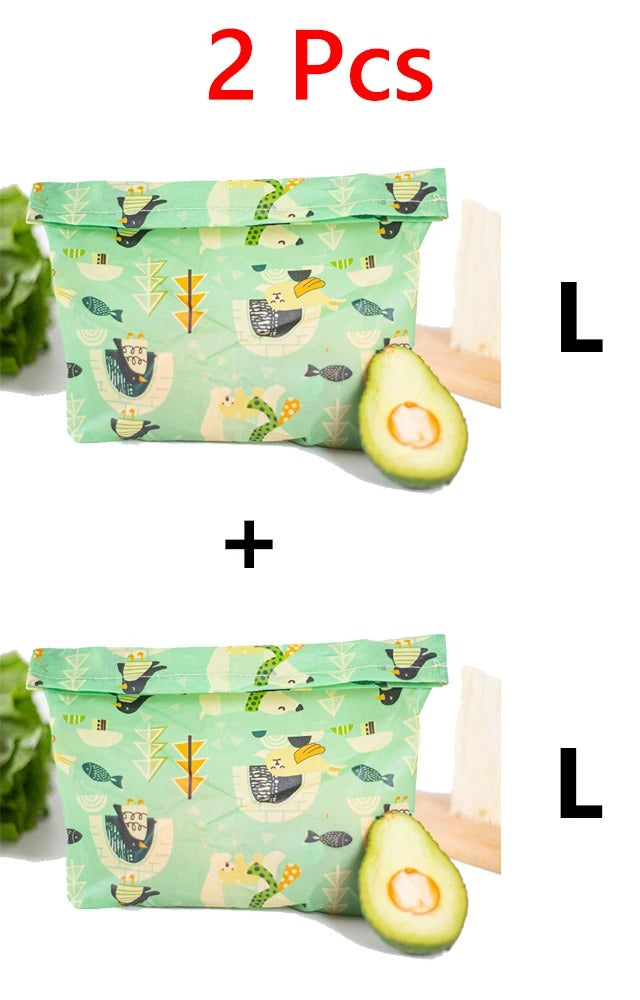 Beeswax Food Wraps Reusable storage bags
